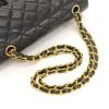 Double Flap Quilted Lambskin Leather Bag - Image 10