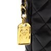 Quilted Lambskin Leather Bag - Image 9