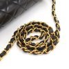 Quilted Lambskin Leather Single Flap Shoulder Bag - Image 8