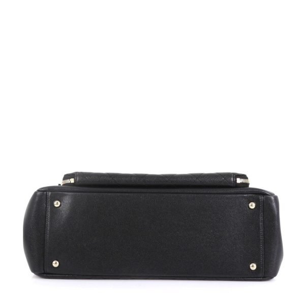 Business Affinity Caviar Leather Large Shopping Tote Bag - Image 6