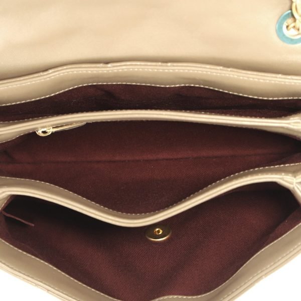 Soft Elegance Flap Medium Calf Leather Bag - Image 10