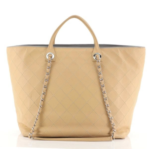 XL Calfskin Shopping Tote Bag - Image 2