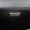 Pre-owned Chanel Medium Boy Bag Black Python and Lambskin Brushed Silver Hardware - Image 9
