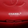Chanel Medium Classic Double Flap Bag Red Lambskin Silver Hardware - Image 8