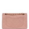 Vintage Chanel Small Classic Double Flap Pink Lambskin Gold Hardware - Image 5