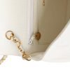 Vintage Chanel Medium Diana Flap Bag White Caviar Gold Hardware - Image 10
