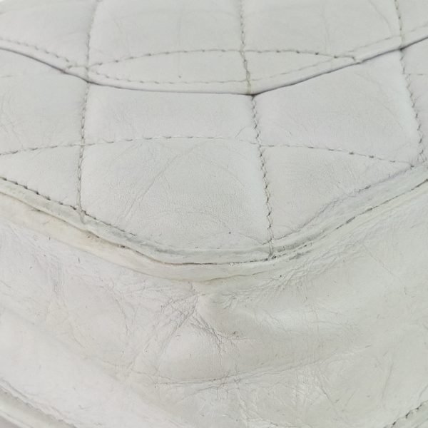 WOC Aged Calfskin Leather Reissue Wallet on Chain Bag - Image 7