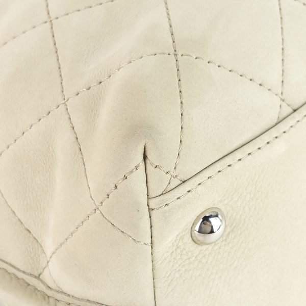 French Riviera Quilted Suede Hobo Bag - Image 8