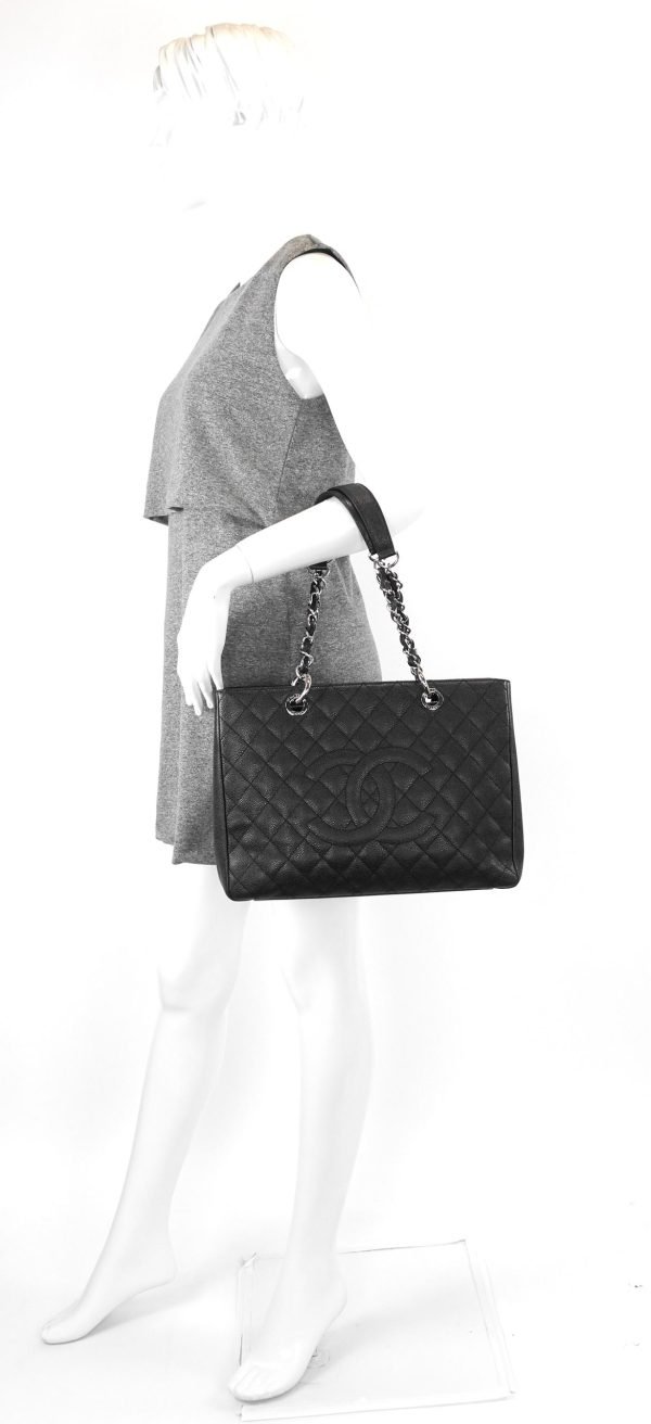 Grand Shopping Tote GST Caviar Bag - Image 13