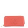 CC Timeless Caviar Zip Around Wallet