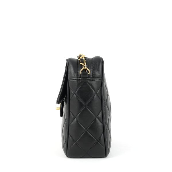Vintage Lambskin Leather Flap Camera Bag - Image 3