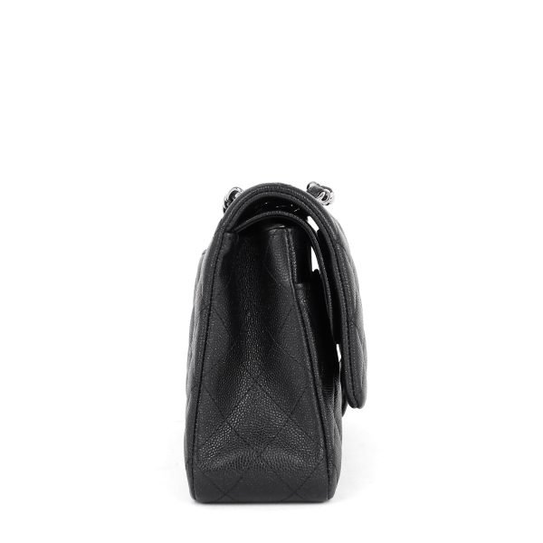 Double Flap Quilted Caviar Leather Bag - Image 5