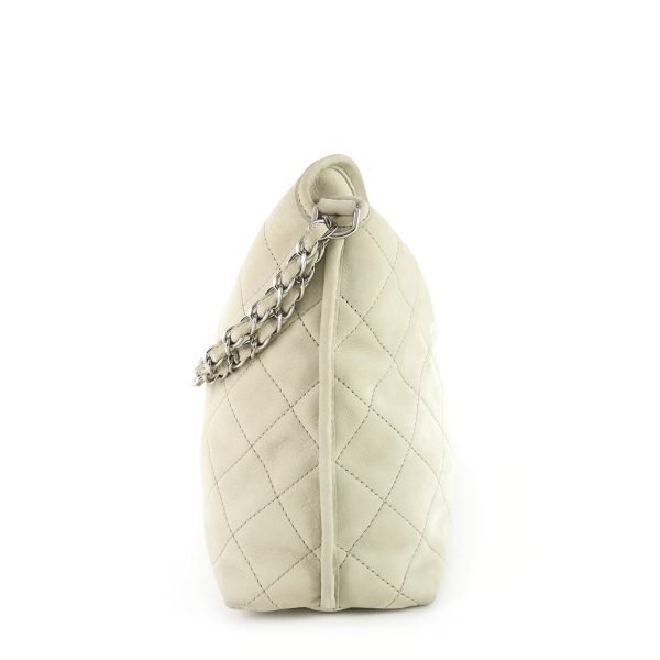 French Riviera Quilted Suede Hobo Bag - Image 5