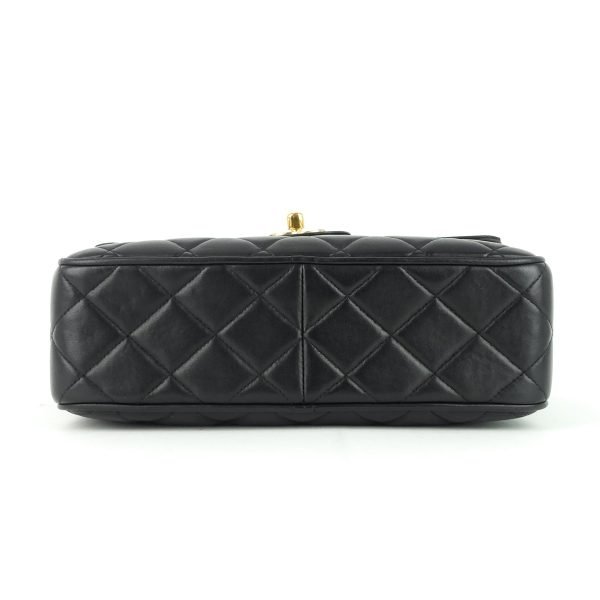 Vintage Lambskin Leather Flap Camera Bag - Image 5