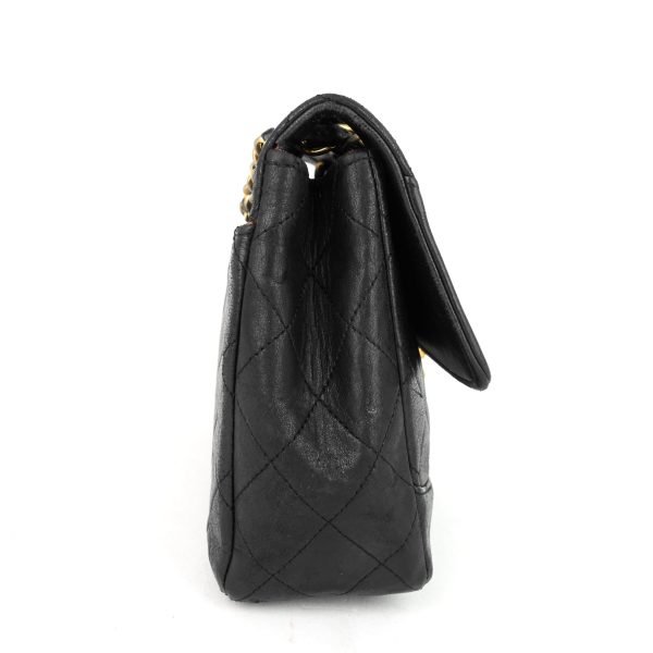 Vintage Medium Lambskin Flap Bag - Image 4