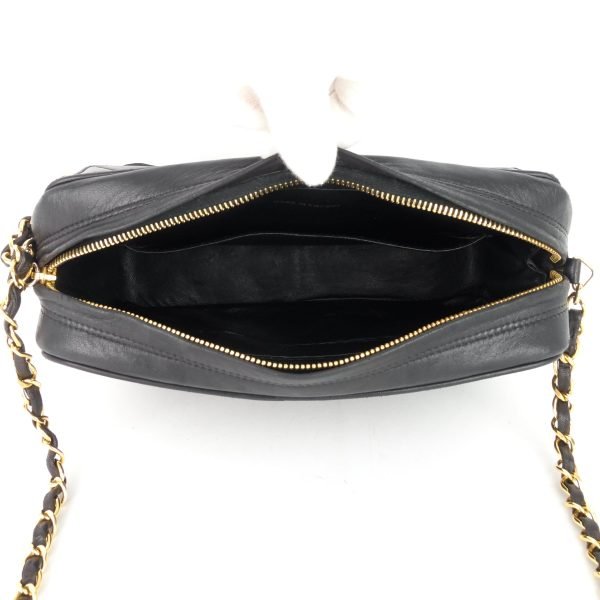 Vintage Lambskin Leather Flap Camera Bag - Image 6
