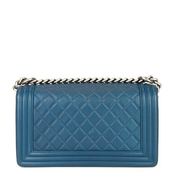Boy Flap Old Medium Lambskin Leather Bag - Image 3