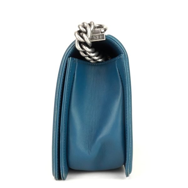 Boy Flap Old Medium Lambskin Leather Bag - Image 5