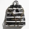 Chanel 22 BackPack Black & White AS3859