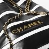 Chanel 22 BackPack Black & White AS3859