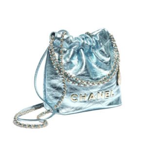 Chanel 22 Mini Handbag Blue AS3980