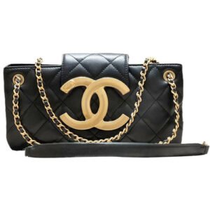 Chanel Lambskin Baguette Bag Black AS4611