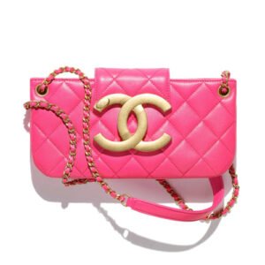 Chanel Lambskin Baguette Bag Pink AS4611