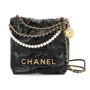 Chanel Mini Pearl 22 Bag Black