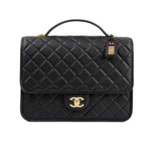 Chanel Large Backpack Grained Calfskin Black AS3662