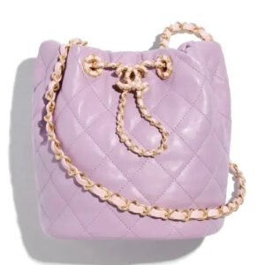 Chanel Small Bucket Bag lilac AS4769