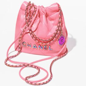 Chanel 22 Mini Handbag Coral Pink
