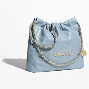 Chanel 22 Small Handbag Blue