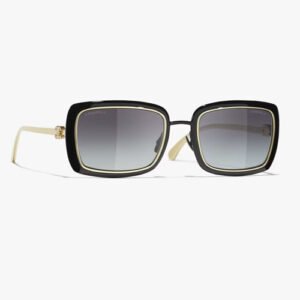 Chanel Cat Eye Sunglasses Black