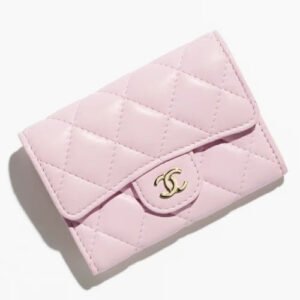 Chanel Classic Card Holder Light Pink