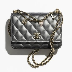 Chanel Wallet On Chain Black