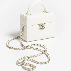Chanel Clutch with Chain White