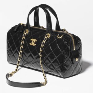 Chanel Large Bowling Bag Black