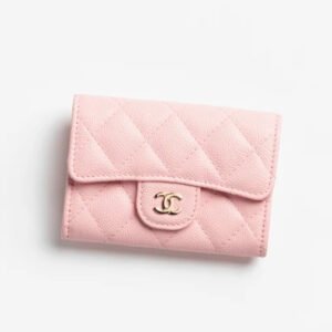 Chanel Calfskin Pink Wallet