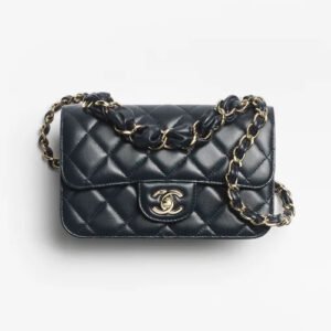 Chanel Dark Blue Mini Flap Bag