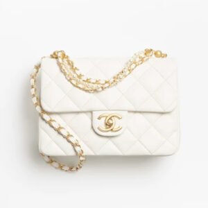 Chanel Ecru Mini Flap Bag